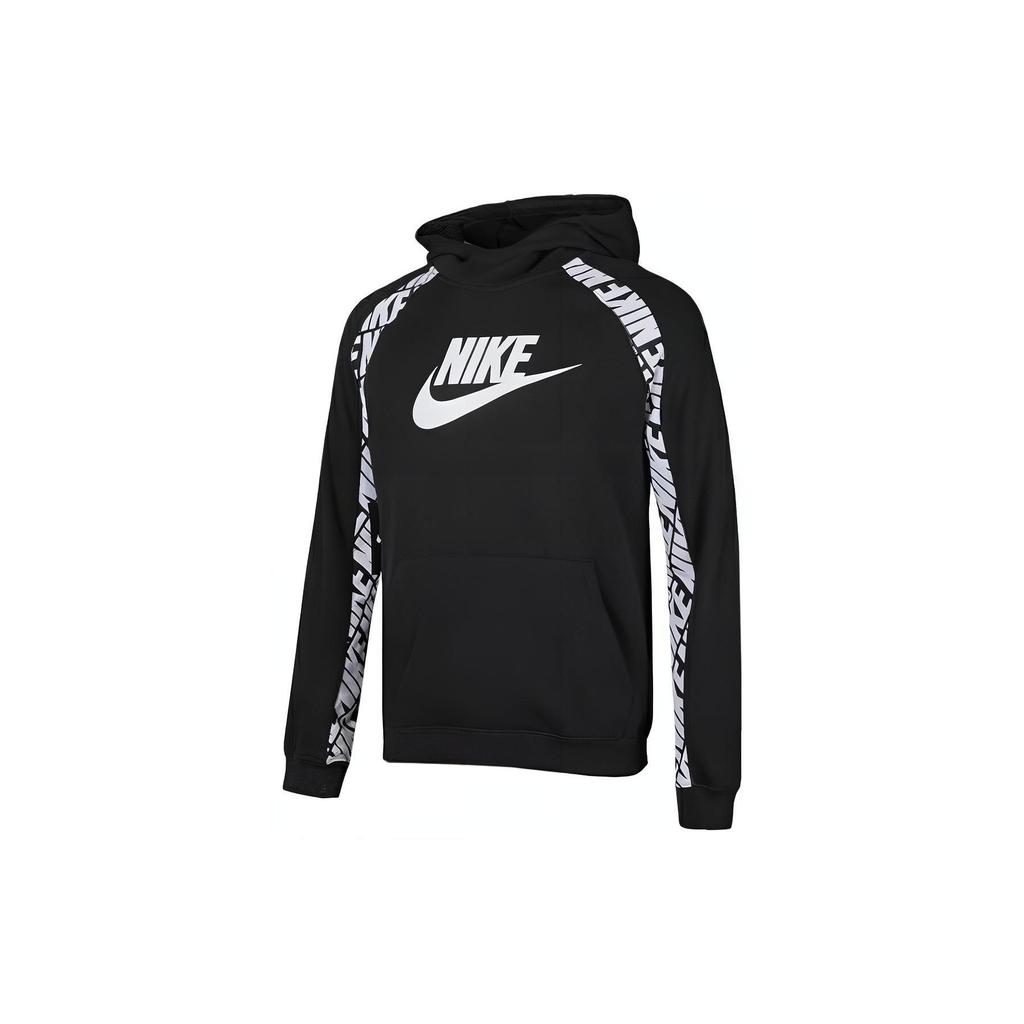 Nike Logo Letter Print Hoodie Kids hoodies Black CJ7888-010