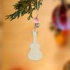 32 Pack Wood Music Note & Guitar Cutouts Music Themed Hanging Ornaments Unfinished Music Decoration Craft Gift Tags for Home Party Decoration Craft