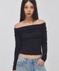 TOPGIRL Tucked Armhole Off-Shoulder Top_T326Tp121