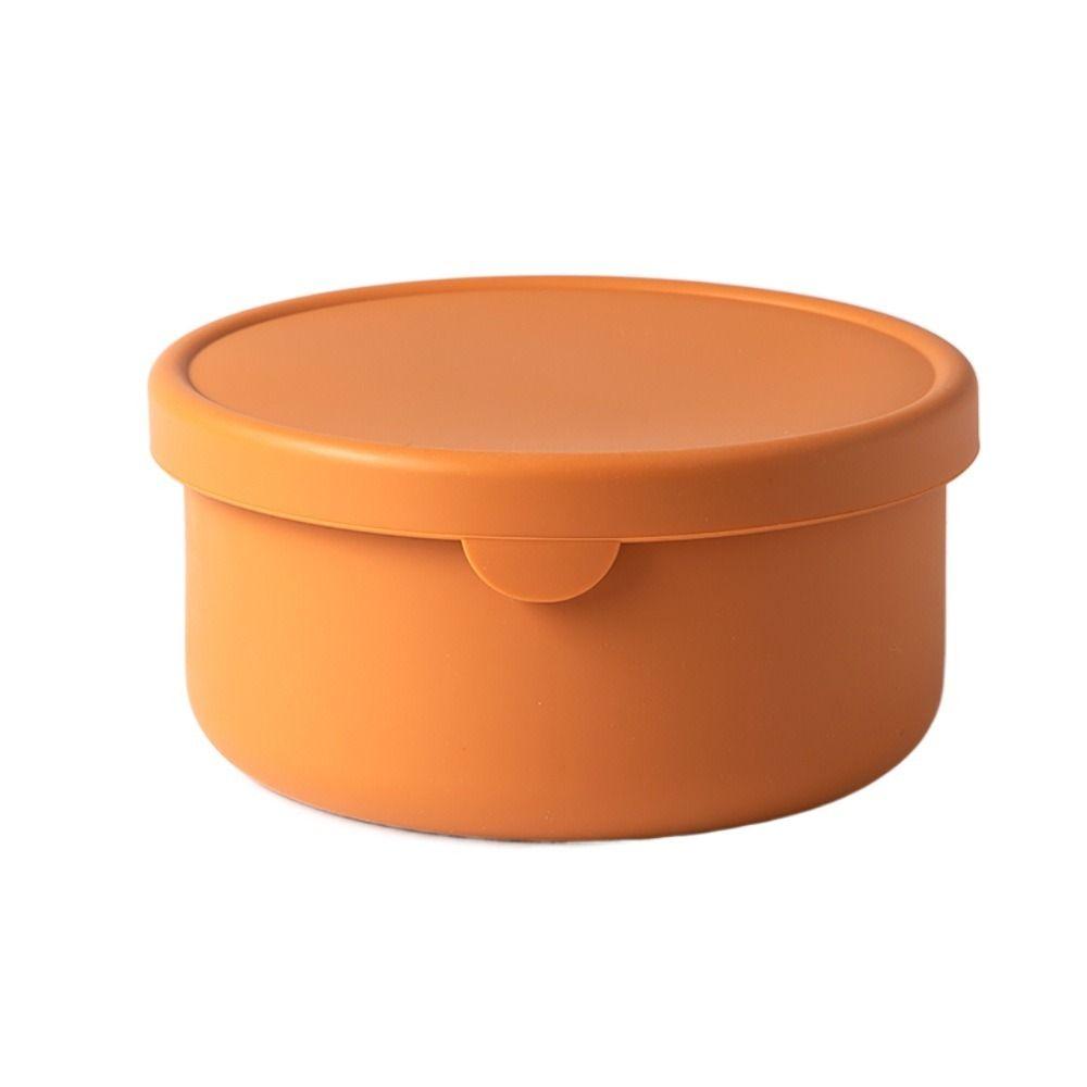 Reusable Lunch Boxes Lids Silicone Bowl Eco-friendly Freezer Molds  Kids