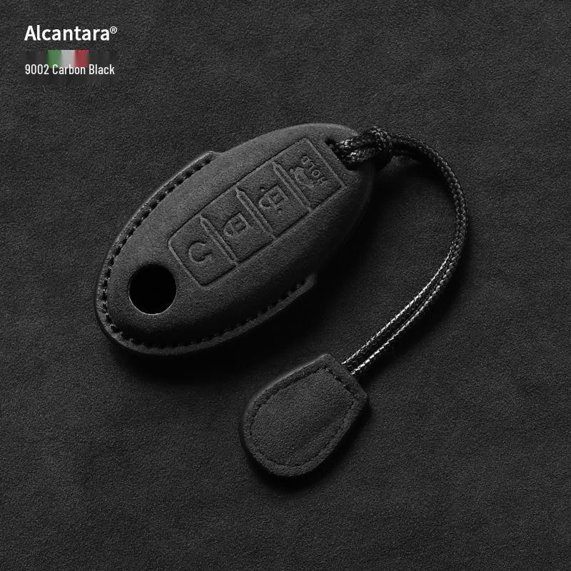 Nissan Key Cover: Full Wrap Suede Shell for Qashqai, Teana, X-Trail, Tiida, Loulan, Tuoda.