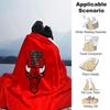 Chicago Bulls Logo Flanellen Deken, Zacht Polyester, Modern Ontwerp, Voor Alle Seizoenen voor Kamperen, Reizen, Cadeaus voor Feestdagen of Verjaardagen