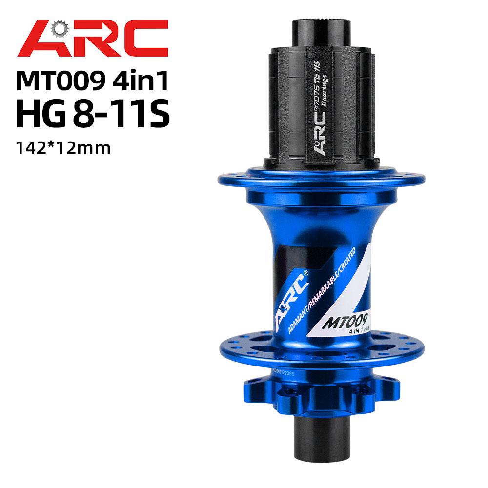 ARC MT009 Front Rear Bicycle Hubs 32 Holes MTB Mountain Bike NBK Sealed Bearing Hub 6 Pawls 114 Clicks Noise HG XD MS 8-12-Speed