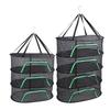 Hanging Drying Mesh with Zipper Breathable Polyester Foldable Hanging Mesh Drying Rack for Fish Vege