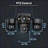 YOOSEE Ai APP WIFI Security Camera Three Lens HD 15MP Outdoor 360° PTZ CCTV Ai Motion Detection Tracking Two Way Intercom Night Vision