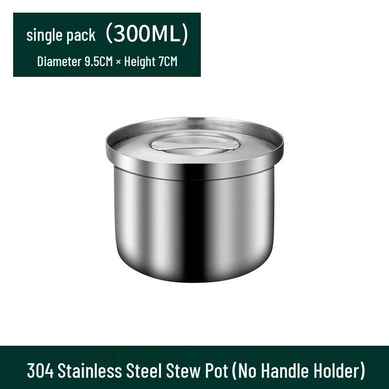 Naiduo Thickened Stainless Steel Steaming & Stewing Bowl with Lid