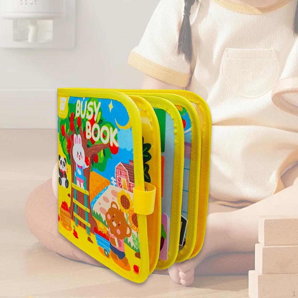 Felt Activity Book Quite Baby Cloth for Kids Boys Girls Birthday Gift