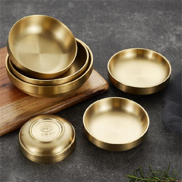 Professional Condiment Serving Dish Stainless Steel Sauce Appetizer Tray Dipping Bowl For Compacts Kitchens And Meals