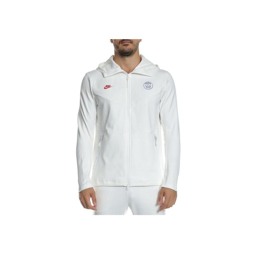Nike Solid Color Zip Hoodie Men Hoodie White CI2131-104