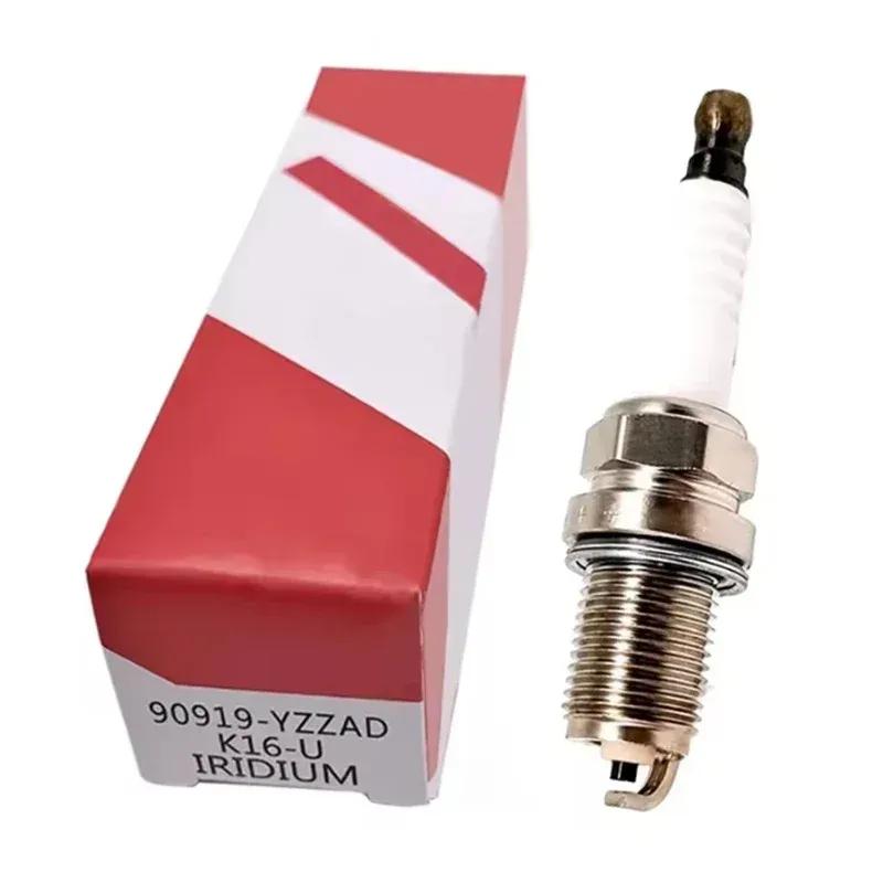 4/6PCS 90919-YZZAD K16-U Spark Plug For Toyoto 4 RUNNER/CELICA Coupe/COROLLA/MR 2/SUPRA/YARIS/PASEO Convertible/PASEO Coupe 4pcs