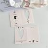 Hollow Mini Ins Folded Cardboard Protection Small Card Packaging Material Decorative Folding DIY