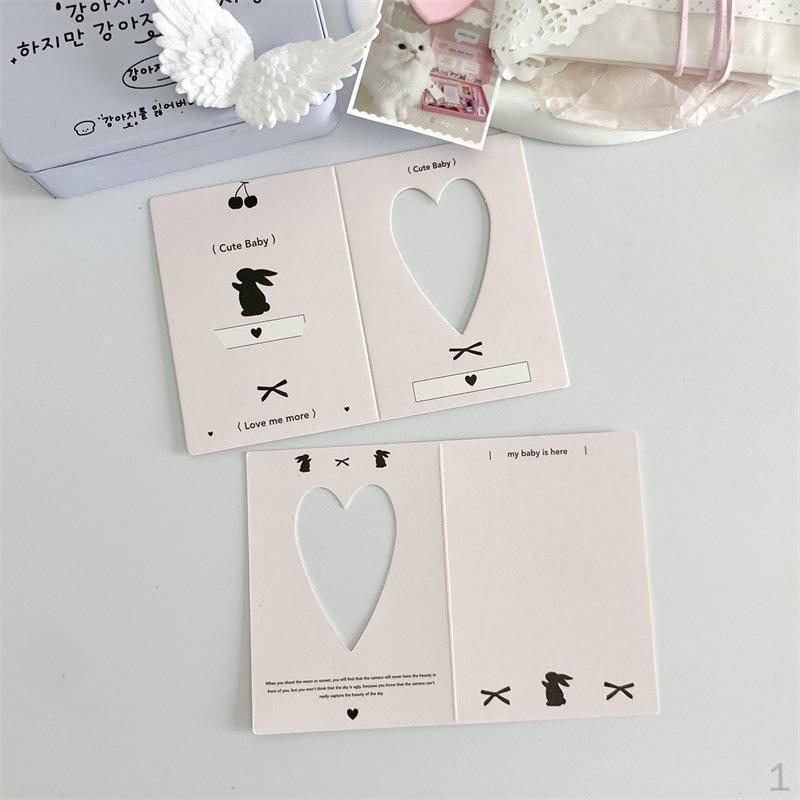 Hollow Mini Ins Folded Cardboard Protection Small Card Packaging Material Decorative Folding DIY