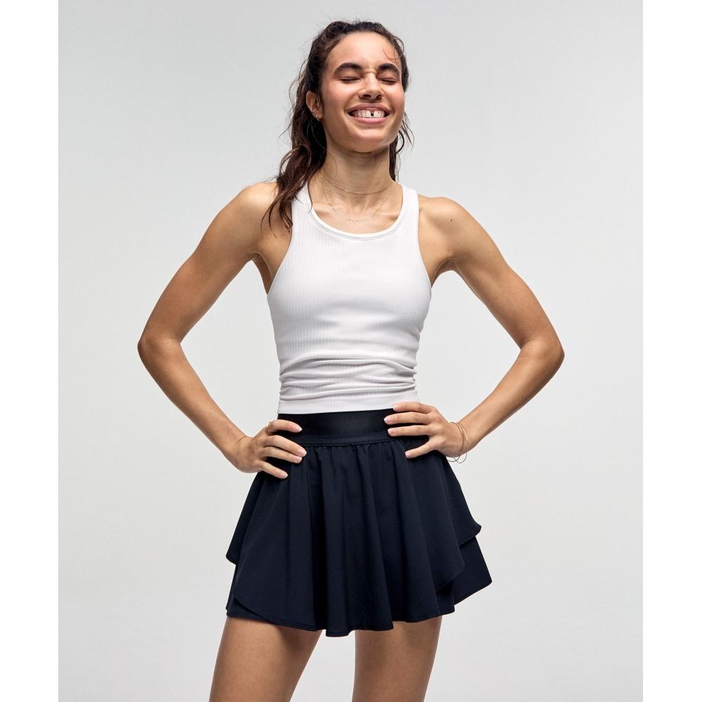 

Lululemon EBB To Street Cropped RaCerBaCk Tank Top Light Support B C Cup White 10