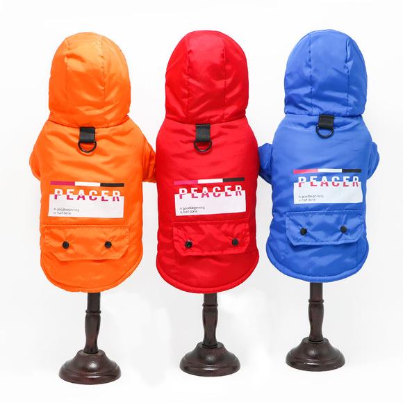Waterproof Raincoat with Reflective Strips for Large Dogs (Golden Retriever, Samoyed)