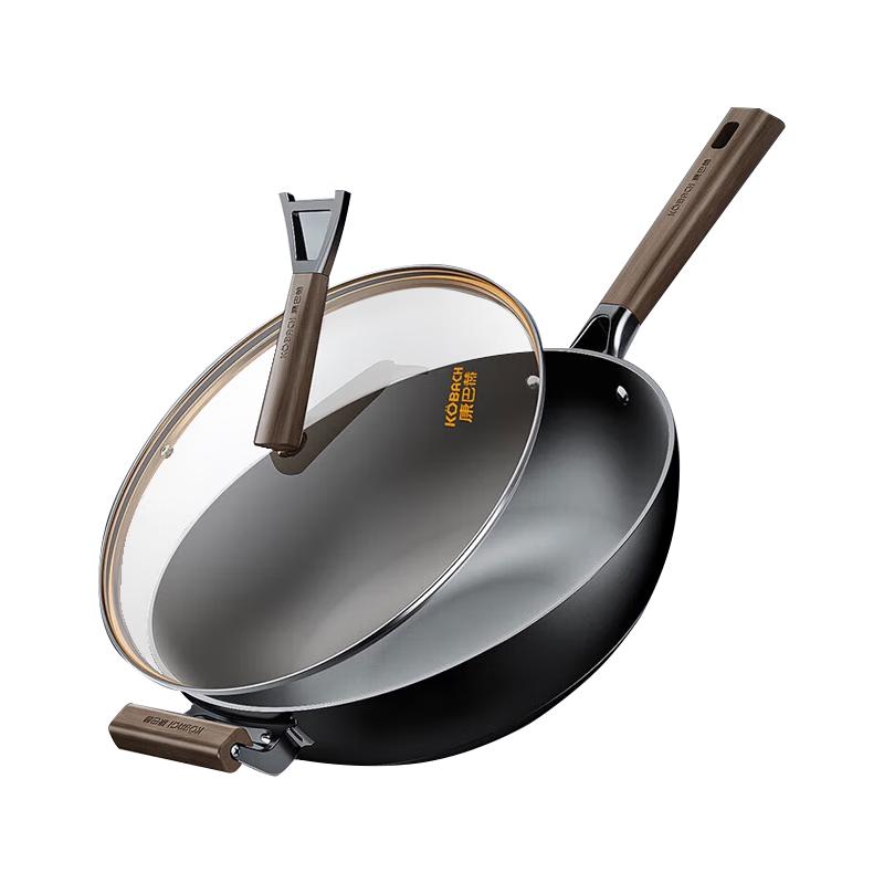 Kobach Nitrided Non-stick Cast Iron Wok