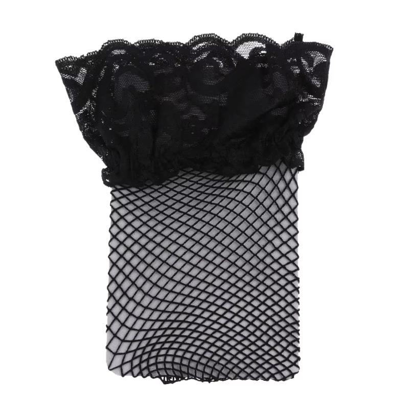 Toucheart 3D Lace Fishnet Stockings Sexy Lace Fishnet Stockings Women's Tempting Fishnet Stockings Solid Color Sexy Underwear