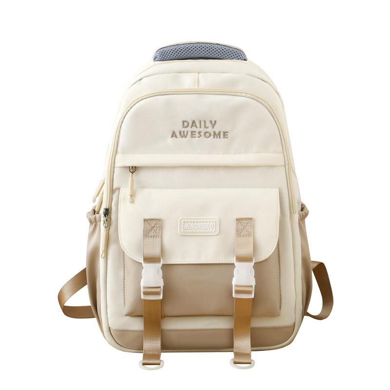 School bag Female student large-capacity leisure bag Junior high school student water-proof backpack
