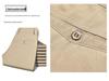 Men's Summer Cotton High-Waist Casual Trousers - Middle-Aged & Elderly 
