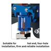 3D Printer Hotend Support Bracket, All Metal Anodized Aluminum for CR10S Improved Cooling, Blue