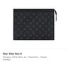 Louis Vuitton Pochette de Viagem Monogram Eclipse Mm Preto/Cinza M61692