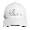 purple lavender horizontal watercolor Baseball Cap cute Luxury Hat funny hat Womens Beach Unisexs