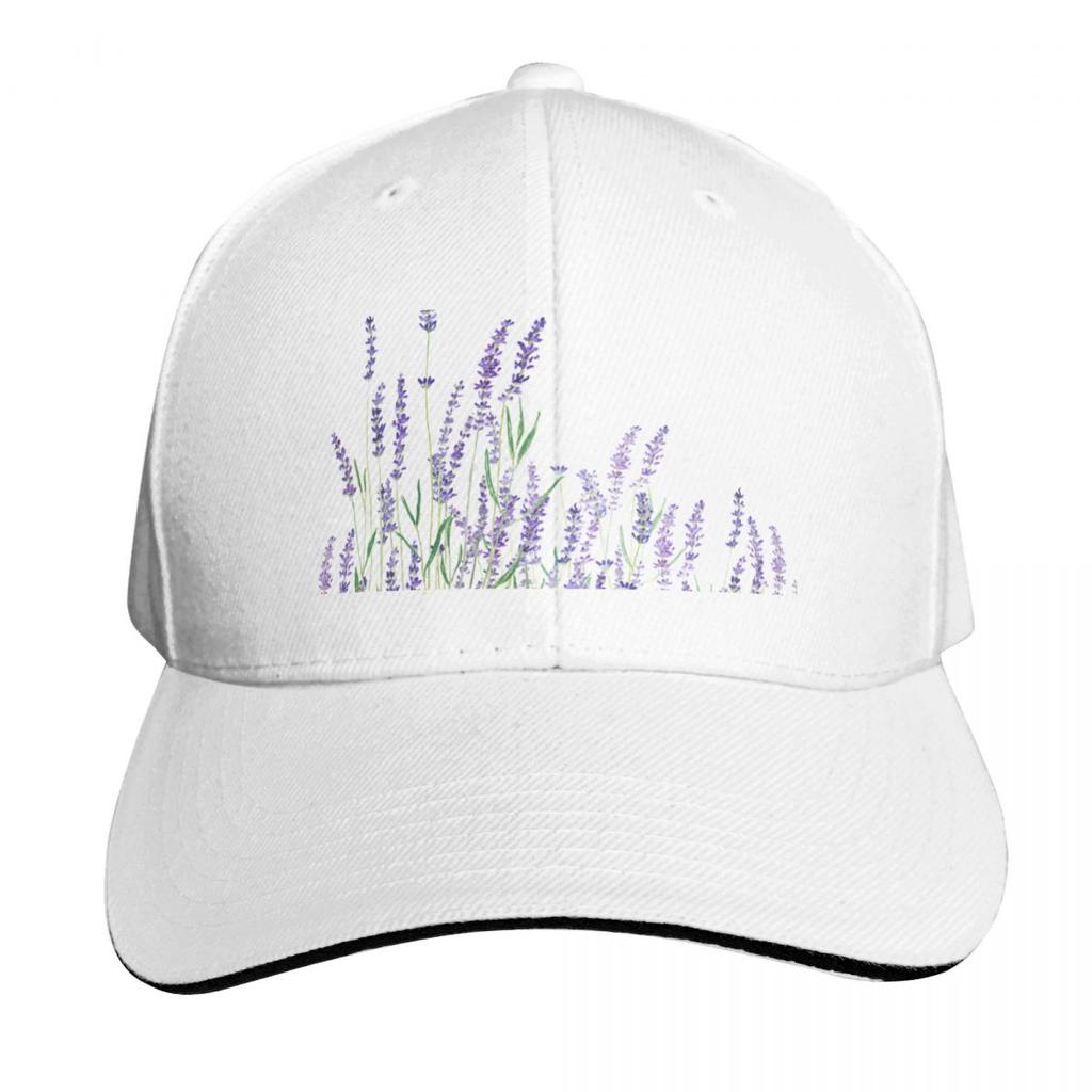 purple lavender horizontal watercolor Baseball Cap cute Luxury Hat funny hat Womens Beach Unisexs