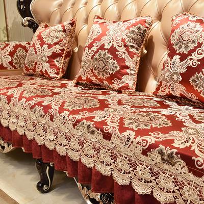 Husă de canapea de lux european de lux, anti-alunecare din dantelă jacquard, pernă pentru canapea, huse de protecție pentru mobilă, huse pentru cotieră, prosop Decor pentru casă