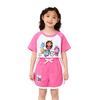 Gabby's Dollhouse Girls Sportswear Set Toddler Boy Clothes Summer Pajamas Gabby Cats Cotton Short Sleeve T Shirt+Shorts Costume