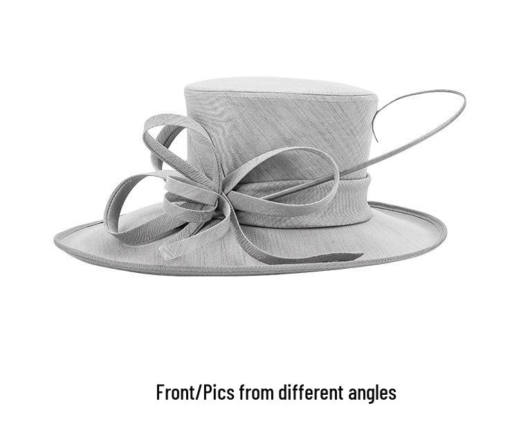 Elegant Retro European & American Wide-Brim Sun Hat for Women - Spring/Summer Beach & Banquet Style