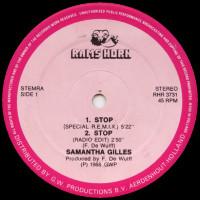 

12inch Record SAMANTHA GILLES - Stop RHR3731 Rams Horn Recor 1988 Netherland Dance & Electronica Used