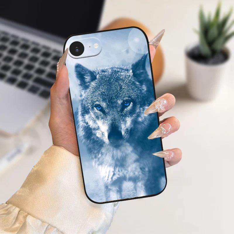 Case For iPhone SE4 Fashion Color Painted Soft Silicone Phone Coque Cover For Apple iPhone 16e 5G A3409 A3408 Shockproof Cases