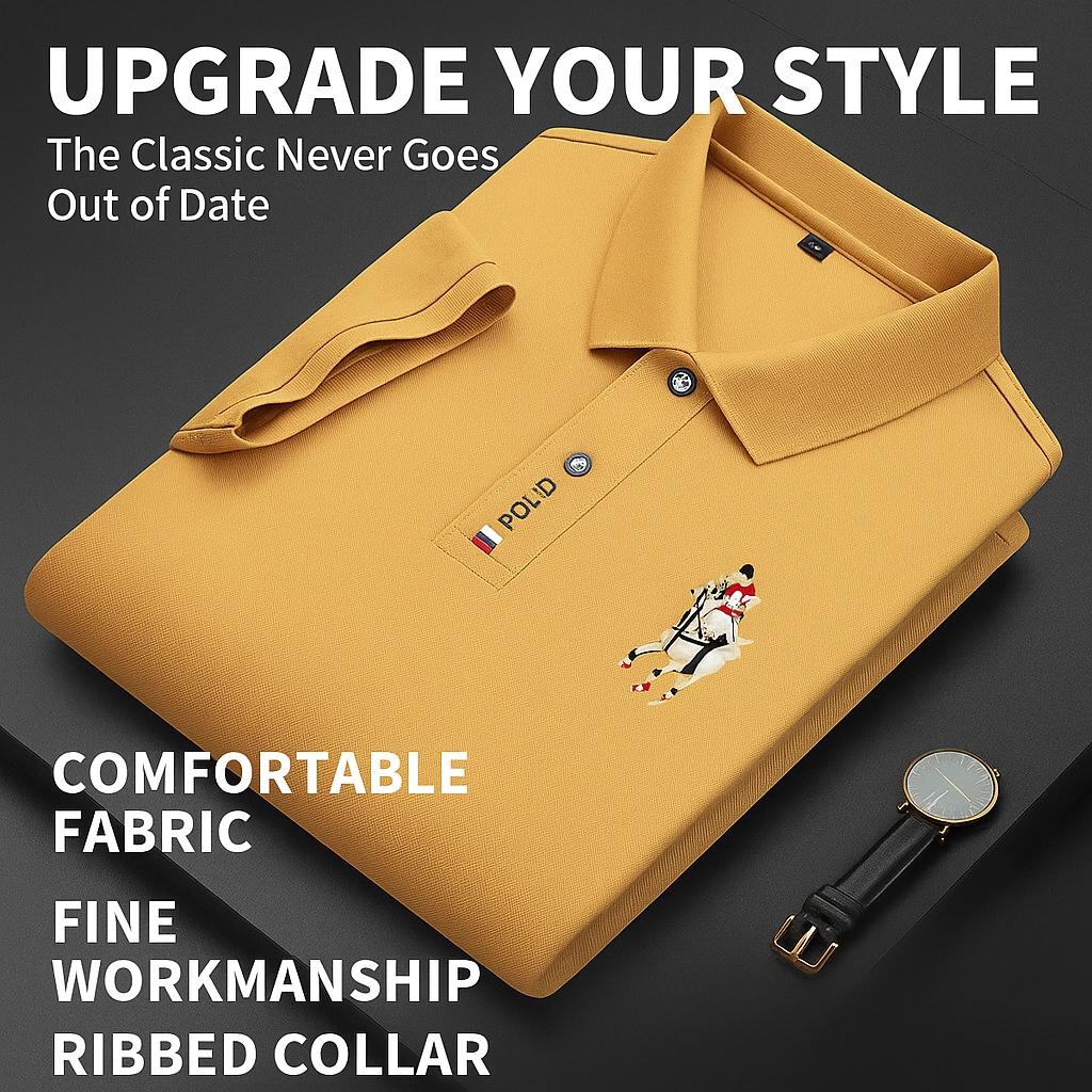 Men's Short-sleeved T-shirt Men's Polo Shirt  Embroidered T-shirt