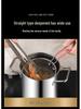 Mini Multifunctional 304 Stainless Steel Frying Pan with Filter for Induction Cookers