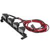4 LEDs Light Bar Roof Lights Lamp A essory Part for   scx10    ‑4 RC Car (White)