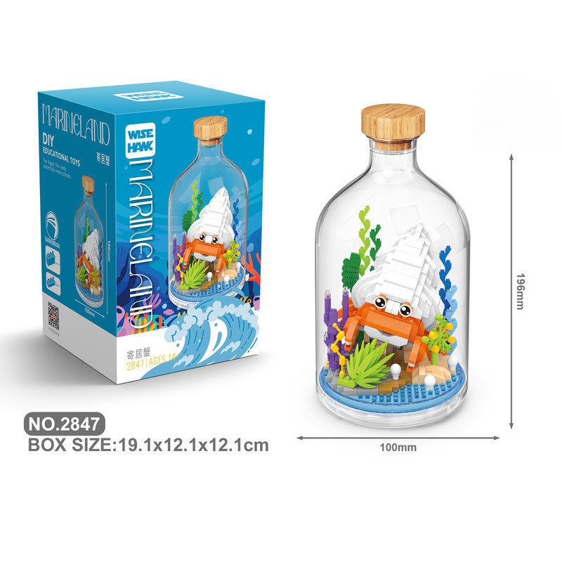 

Будівельні блоки з комах Метелик Жук Орел Крихітні частинки Будівельні блоки Підводні істоти Орнаменти Іграшки