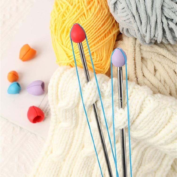 5Pcs Crochet Hook Point Stoppers Crochet Needle Tip Protectors Needle Tip Stoppers Knitting Needle Point Protectors