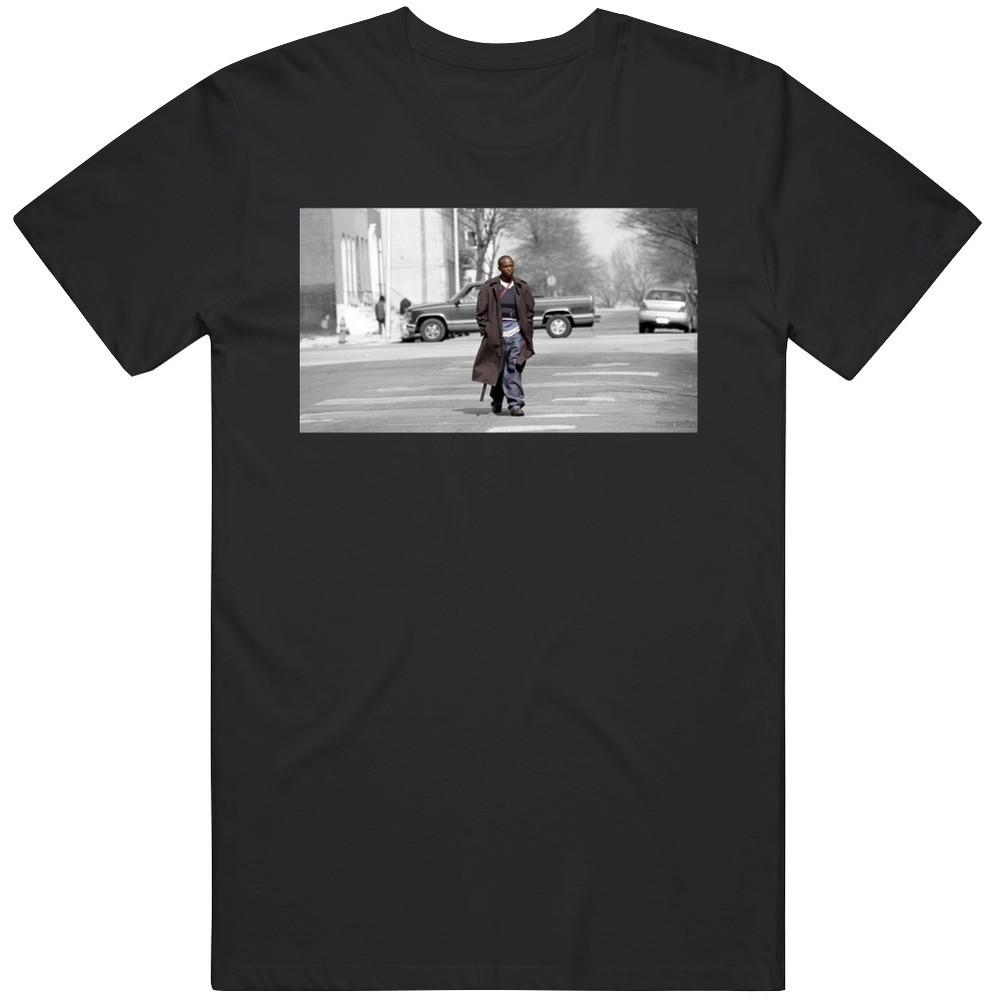 Omar Little Coming The Wire Cult Classic Tv Show Fan Unisex T-Shirt XXXL