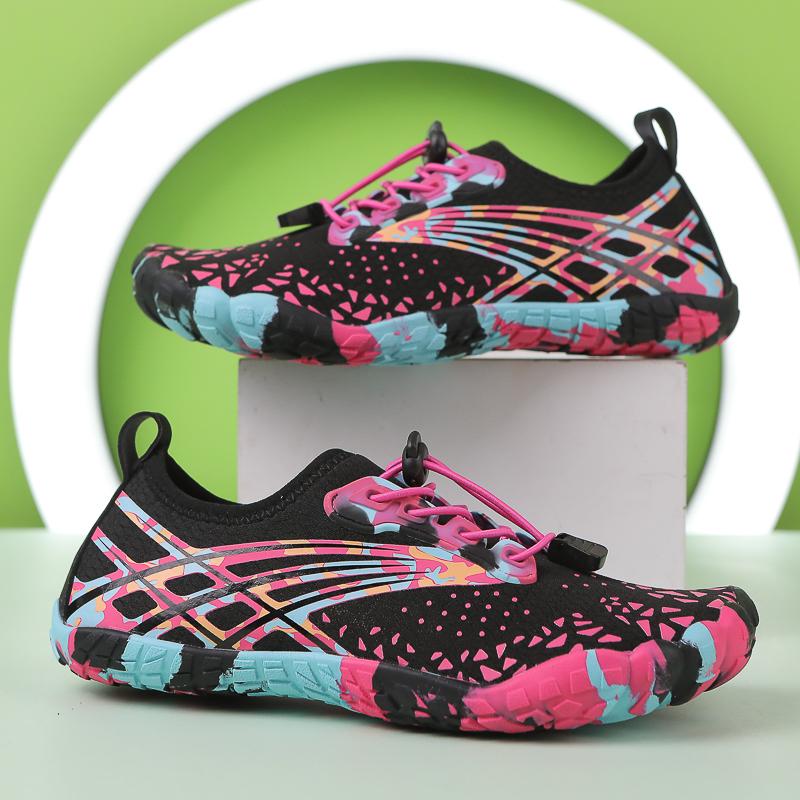 Fashion New Outdoor Beach Aqua Shoes Quick Dry Upstream Wading Shoes Breathable Creek Tracing Water Shoes Non-Slip Five Finger Shoes