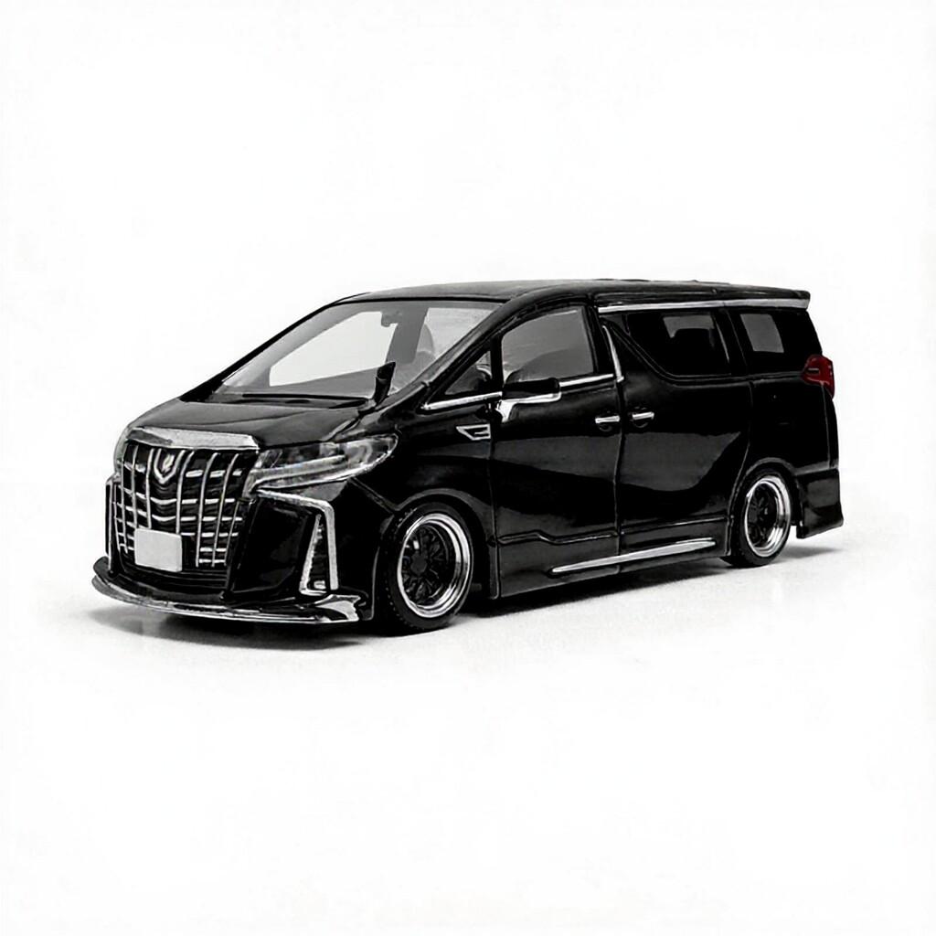 

Model Model 1/64 Toyota Elfa Cast Aluminum Alloy Car Model, Boys Holiday Gift Toy for Adults, Collection Decoration Item.