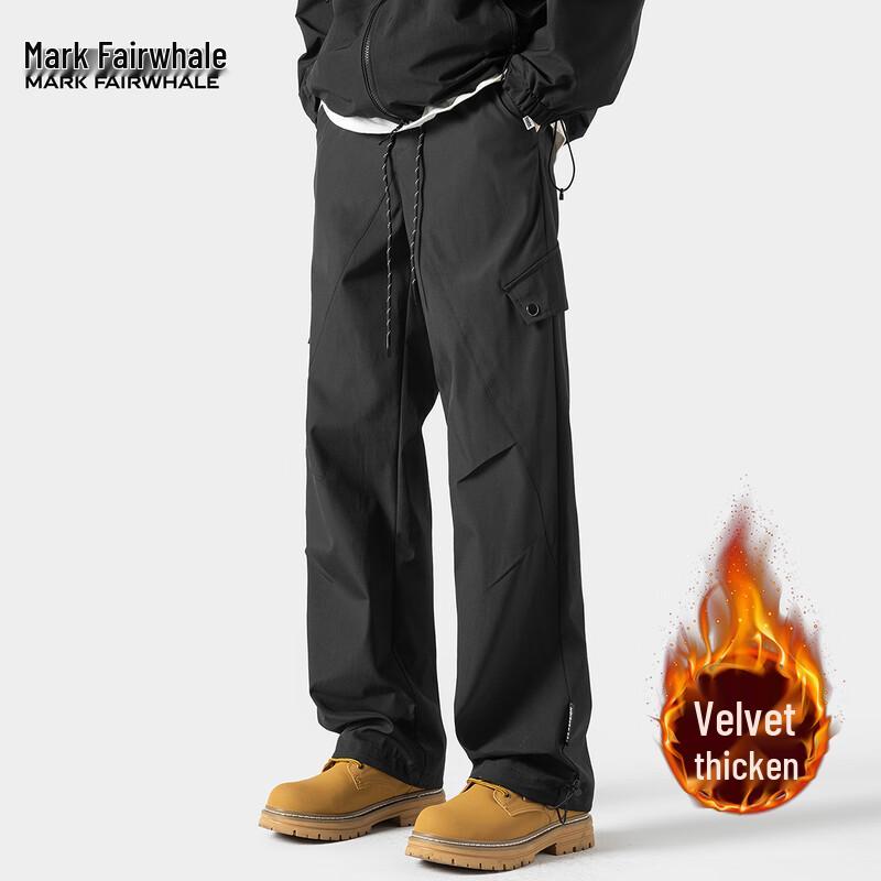 Mark Fairwhale Men's Loose Fit Straight Cargo Pants