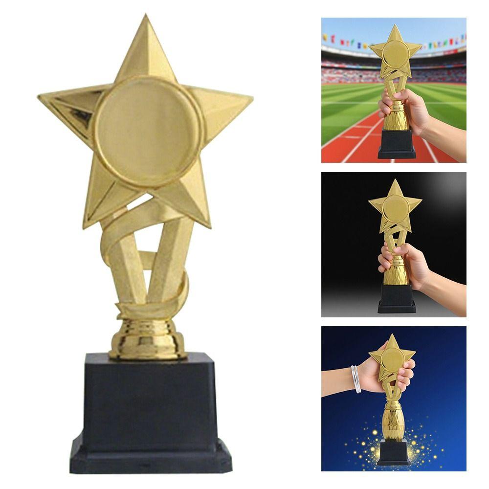 Plastic Trophy Trophy Fidget Toys 20/24.5/28.5cm Small Basketball Trophy  Sports Event