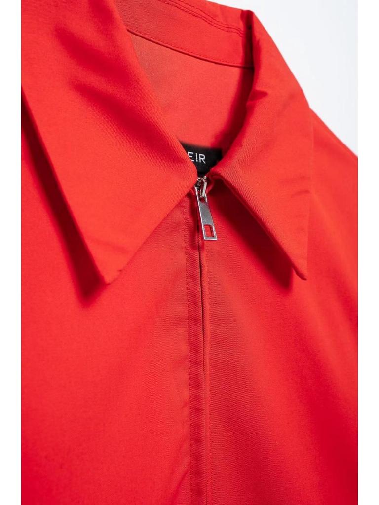 Autumn New Women's Street Fashion Zipper Pocket Jacket - European & American Style.