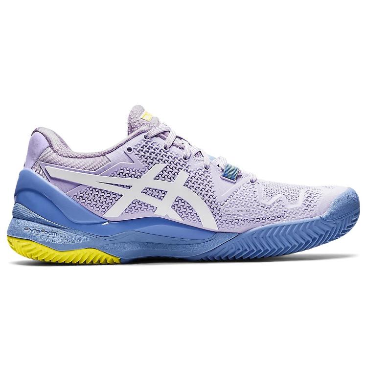 ASICS Gel Resolution 8 Tennis Sneakers 'Lilac Blue' Women's 1042A070-501