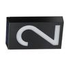 Solar House Number Solar Powered 1000mAh Rechargeable LED Illuminated Address Plaque