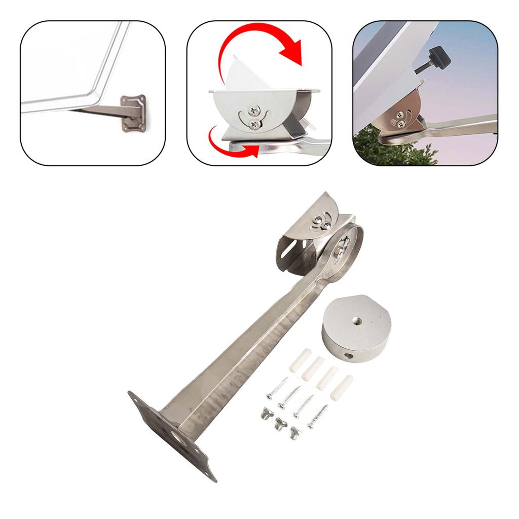 Stainless Steel and Aluminum Alloy Wall Bracket for Starlink For Mini 150 Degree Adjustable Angles for Support