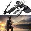 Fish Gripper Fishing Pliers Mutifunction Line Cutter Hook Remover Fish Lip Gripper with Storage Bag Fly Fishing Tool