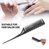 Hair Care Hair Styling Modeling Comb Lightweight Hair Salon Supplies Comb (Black)