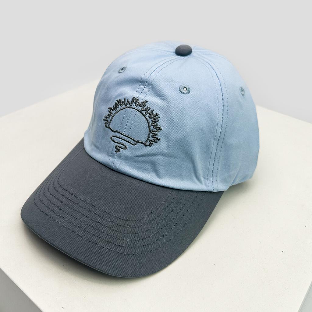 Personal Pattern Embroidery Baseball Hats Breathable Outdoor New Unisex Sunshade Korean Color Block Peaked Caps Versatile Casual