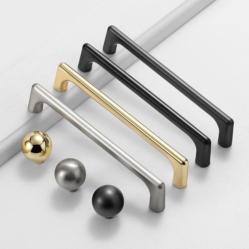 Modern Minimalism Colorful and Personalized Cabinet Handles Kitchen Cabinet Drawers Knob Wardrobe Doors Pull