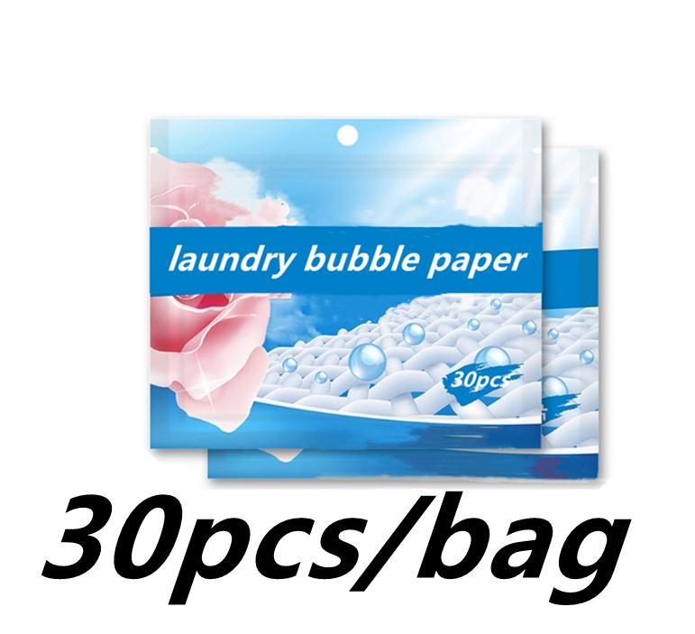 

30/60 шт. листы для стирального порошка, легко растворяющиеся таблетки для стирки, сильное средство для глубокой очистки, стиральное мыло для стиральной машины 30pcs/bag